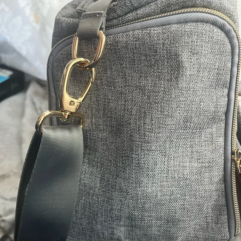 Mommore gray diaper bag like new